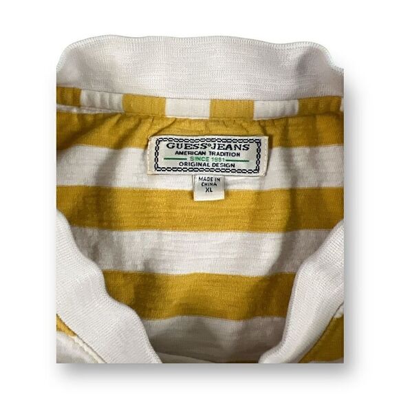 Guess Vintage Striped T Shirt Size Extra Large - Picture 6 of 6